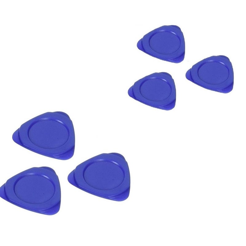 Fixinus 10 Pieces Universal Triangle Plastic Pry Opening Tool for iPhone Mobile Phone Laptop Table LCD Screen Case Disassembly Blue Guitar Picks - Image 3